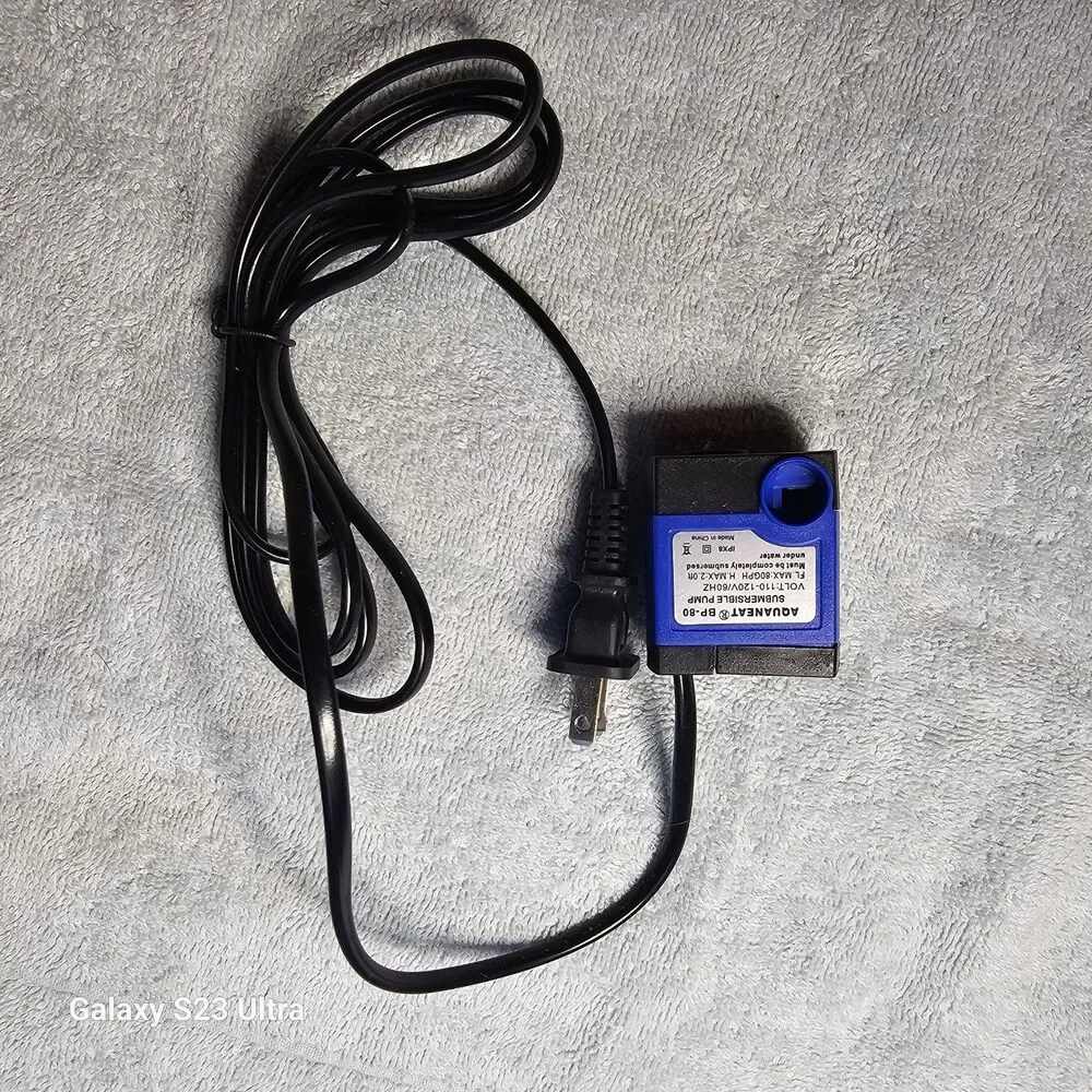 Submersible Water Pump, 80GPH Fountain Pump, Small Water Pump, Aquarium Pump ...